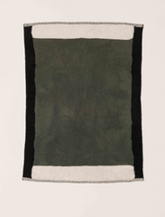 54" Khaki Green CozyChic Color Block Throw from Barefoot Dreams