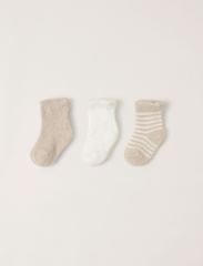 Stone Pearl CozyChic Lite Infant Sock Set from Barefoot Dreams.