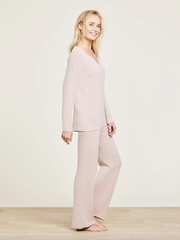 CozyChic Ultra Lite V-Neck Hi-Low Pullover in Willow from Barefoot Dreams