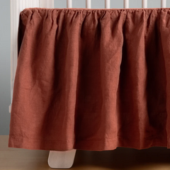 Linen Crib Skirt