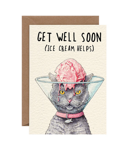 Get Well Soon Cat Card