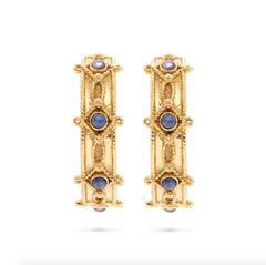 Gold and Blue Labradorite Victoria Hoop Earrings from Capucine De Wulf.png