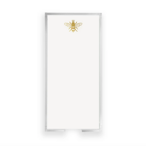 Gold Foil Notepad - Bee