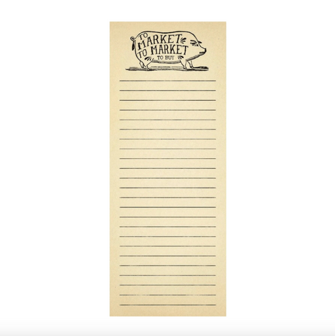 To Market Skinny Notepad