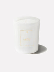 White Candle in Fresh Linen from L'Avant Collective