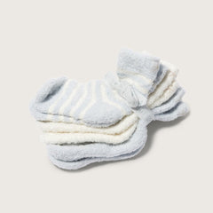 CozyChic Lite Infant Sock Set in Blue from Barefoot Dreams