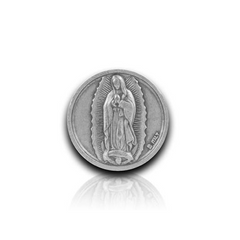 Virgin Mary of Guadalupe Candle - Special Edition Virgin Mary Coin from Saint Candles