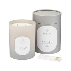 Sea Salt 2-Wick Candle from Linnea.